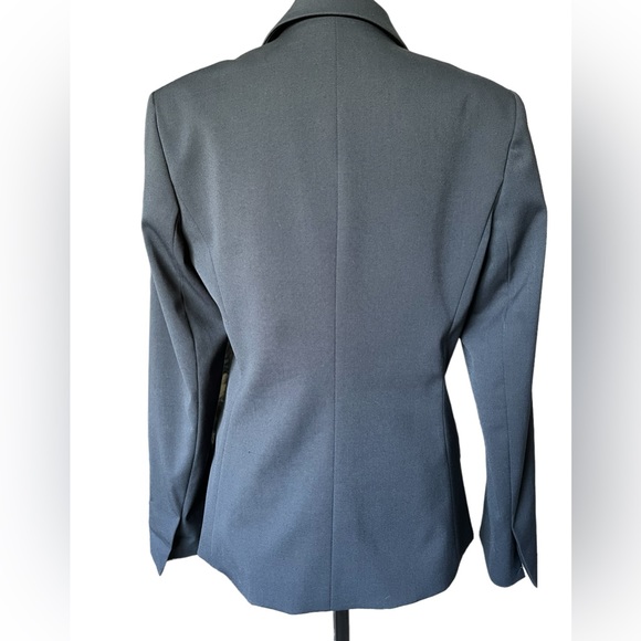 Theory Double Breasted Navy Blazer size 10 - Picture 2 of 6